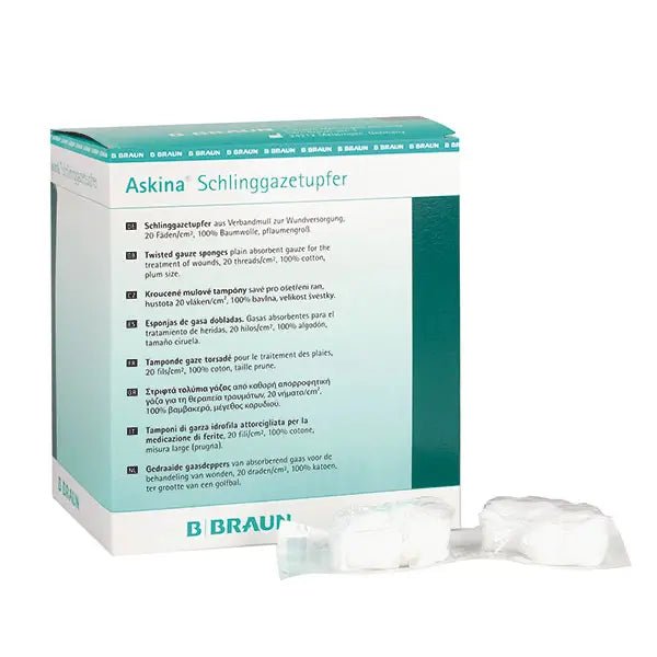 Schlinggazetupfer - Pflaumengroß. steril 320 stk - B.Braun